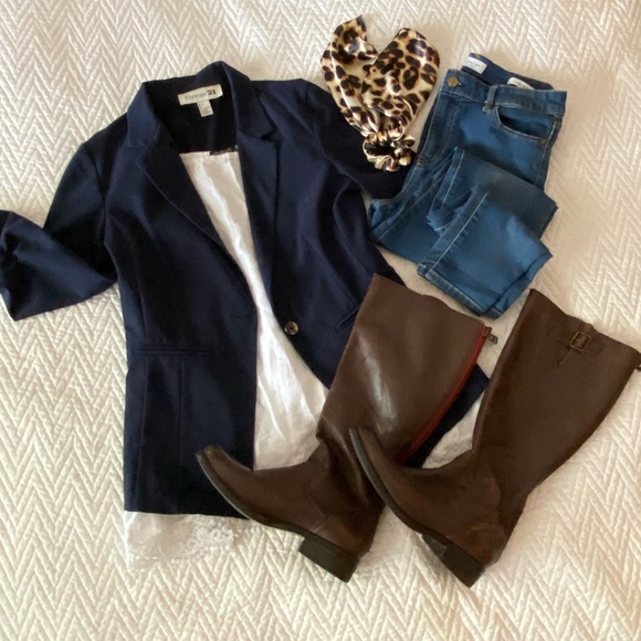 Steve Madden tall brown leather riding boots - Picture 4 of 9